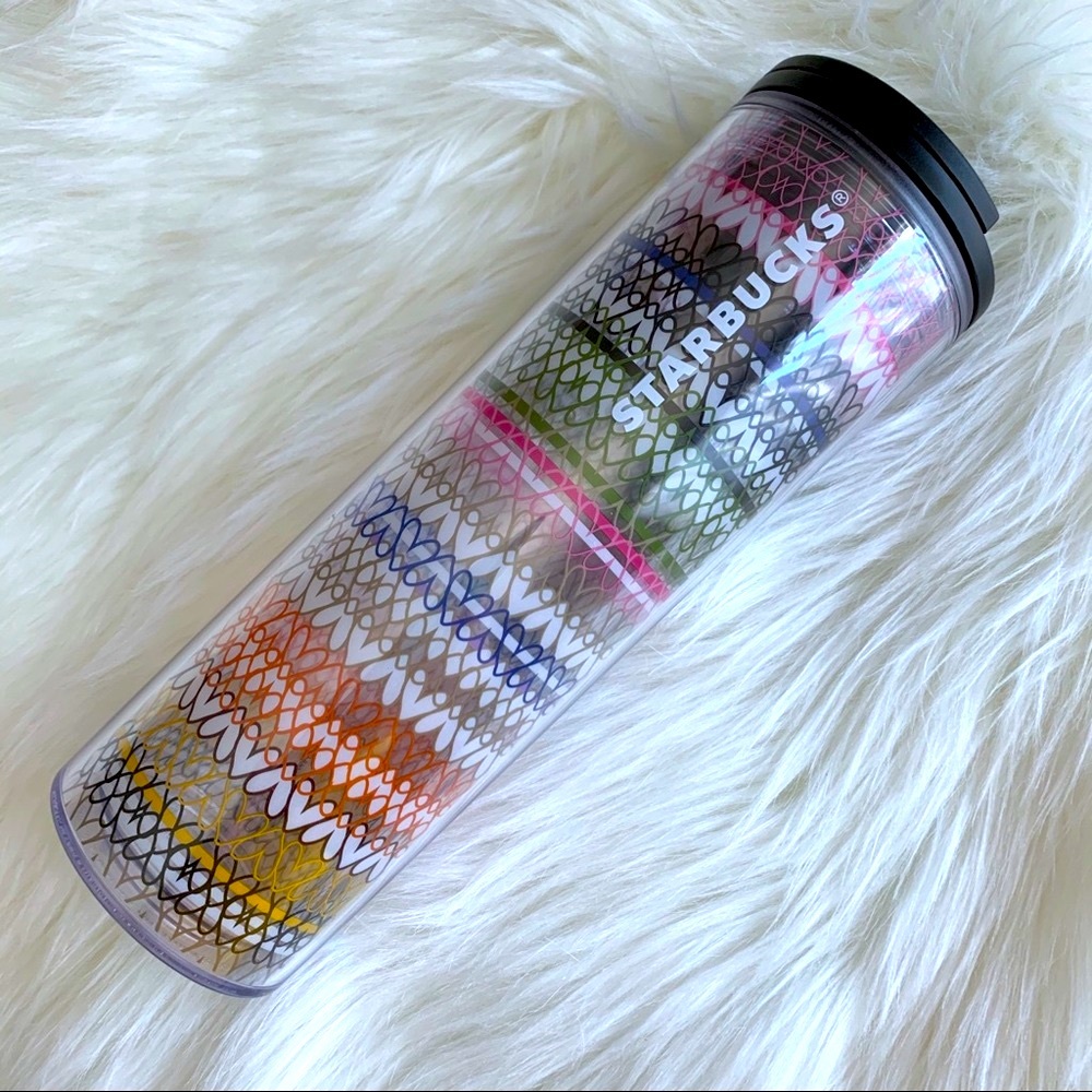 Starbucks Scribble Hearts 16 OZ Tumbler